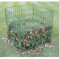 Green Metal Wire Basket for Compost Garden Wire Compost Bin